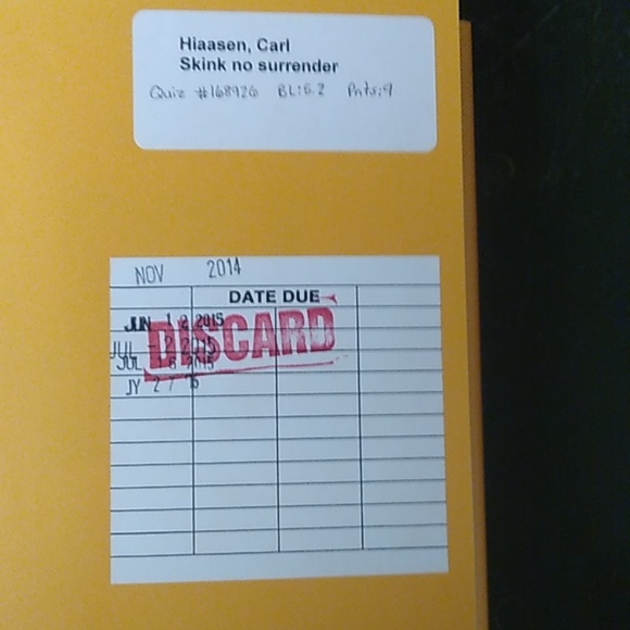 Carl Hiaasen Skink No Surrender Flush Chomp Junior Fiction Young Adult Chapter - Picture 14 of 16